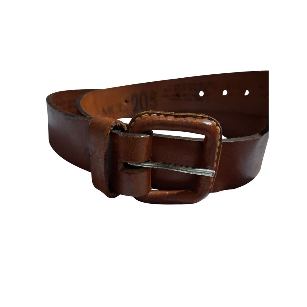 Vintage Rubio Hnos Brown Leather Belt Mens Size 30 Grungecore Academia Preppy